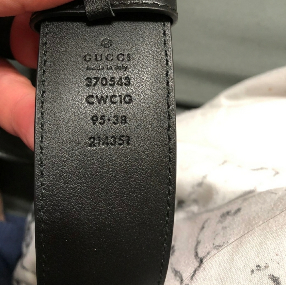 Gucci wide double G ( 34 fit, size 38) - Picture 5 of 5